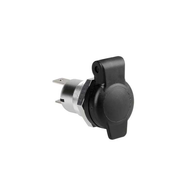 Presa corrente DIN in alluminio montaggio ad incasso 12 24V