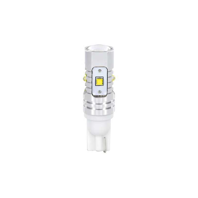 10-30V Mega-Led 45 - 5 SMD x 9 chips - (T10) - W2 1x9 5d - 2 pz - D Blister - Bianco - Doppia polarità