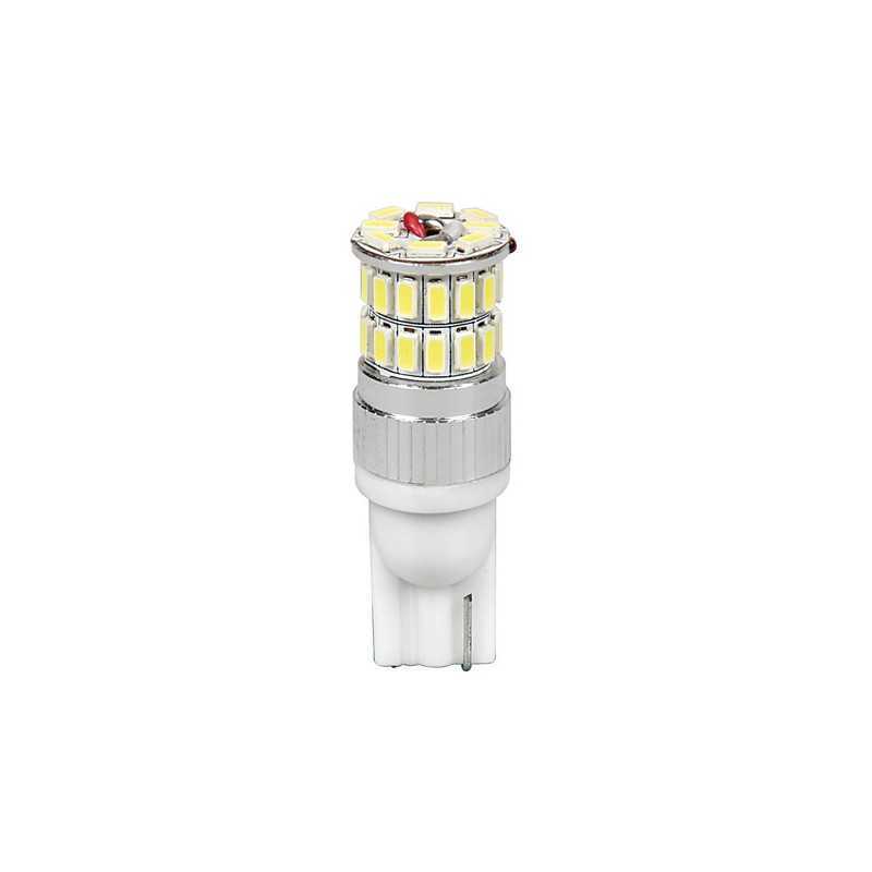 12-16V Mega-Led 36 - 36 SMD x 1 chip - (T10) - W2 1x9 5d - 2 pz - D Blister - Bianco - Doppia polarità