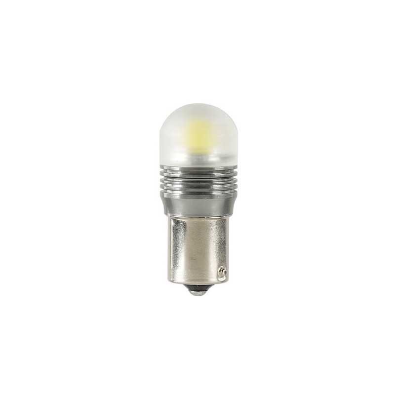 12V Mega-Led 3D - 1 Super SMD x 1 chip - (P21W) - BA15s - 1 pz - D Blister - Bianco - Doppia polarità
