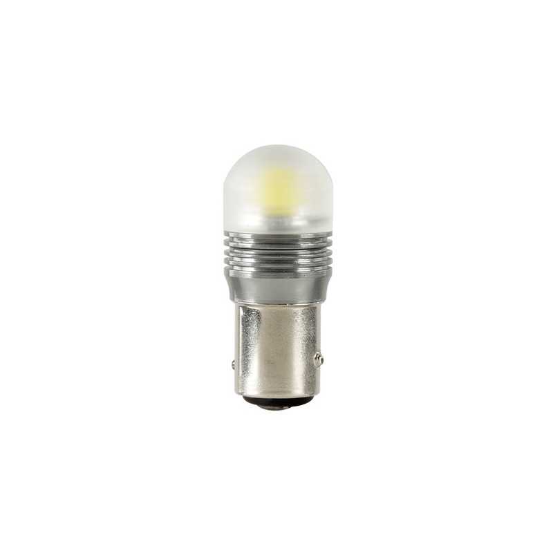 12V Mega-Led 3D - 1 Super SMD x 1 chip - (P21 5W) - BAY15d - 1 pz - D Blister - Bianco