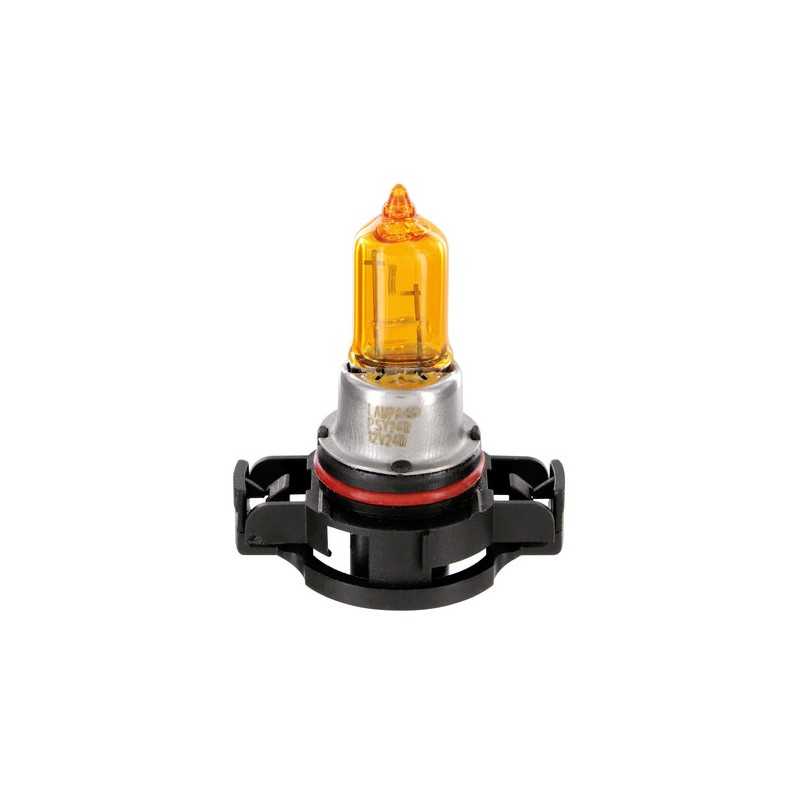 12V Lampada alogena - PSY24W - 24W - PG20-4 - 1 pz - D Blister - Arancio