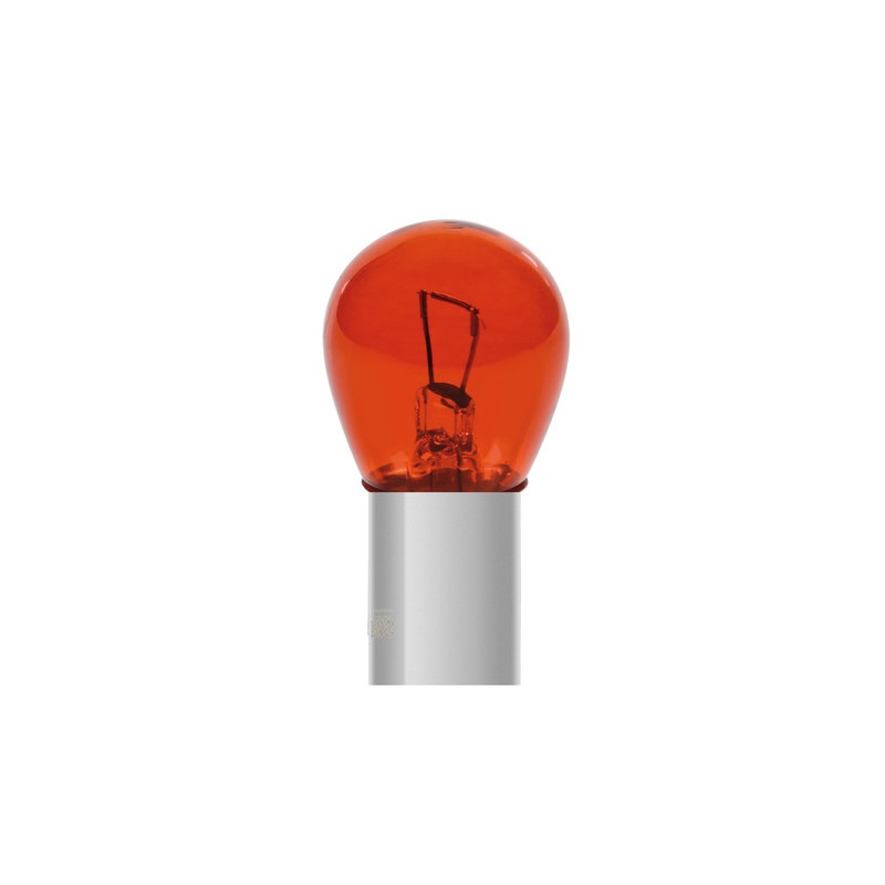 12V Red Dyed Glass  Lampada 1 filamento - (P21W) - 21W - BA15s - 2 pz  - D Blister