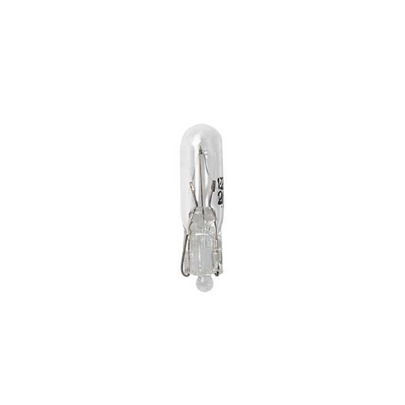 12V Lampada con zoccolo vetro - T5 - 1 2W - W2x4 6d - 10 pz - Scatola