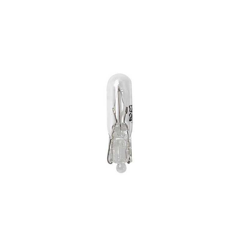 12V Lampada con zoccolo vetro - T5 - 2W - W2x4 6d - 10 pz - Scatola
