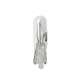 12V Lampada con zoccolo vetro - T5 - 2W - W2x4 6d - 2 pz - D Blister
