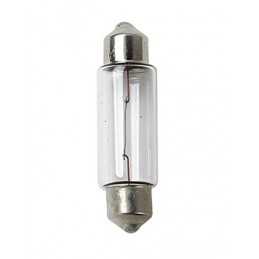 12V Lampada siluro - C10W - 11x35 mm - 10W - SV8 5-8 - 2 pz - D Blister