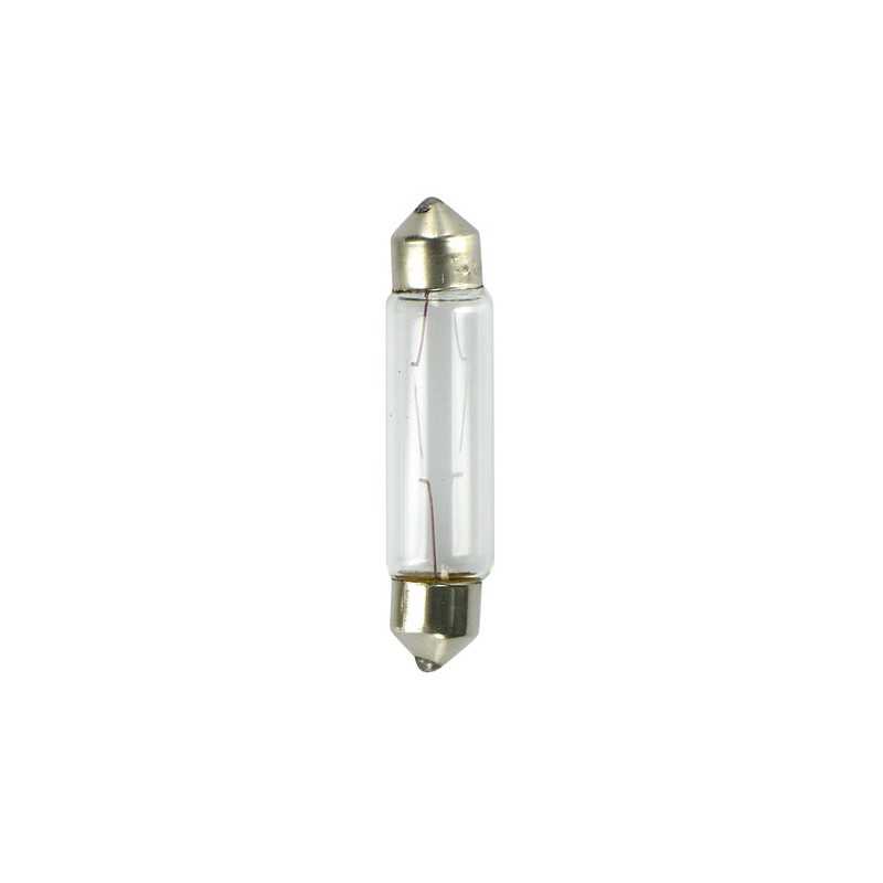 12V Lampada siluro - 11x44 mm - 15W - SV8 5-8 - 2 pz - D Blister