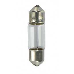12V Lampada siluro - 8x28 mm - 10W - SV7-8 - 2 pz - D Blister
