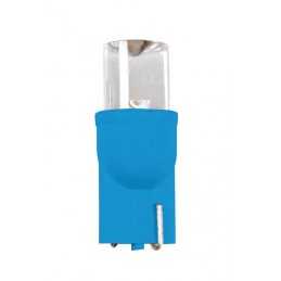 12V Colour-Led Wide lampada 1 Led - (T10) - W2 1x9 5d - 2 pz - Scatola - Blu