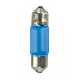 12V Lampada siluro Blu-Xe - 8x28 mm - 15W - SV7-8 - 2 pz - D Blister