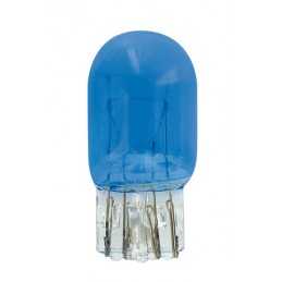 12V Lampada con zoccolo vetro Blu-Xe 2 filamenti - (W21 5W) - 21 5W - W3x16q - 2 pz - D Blister