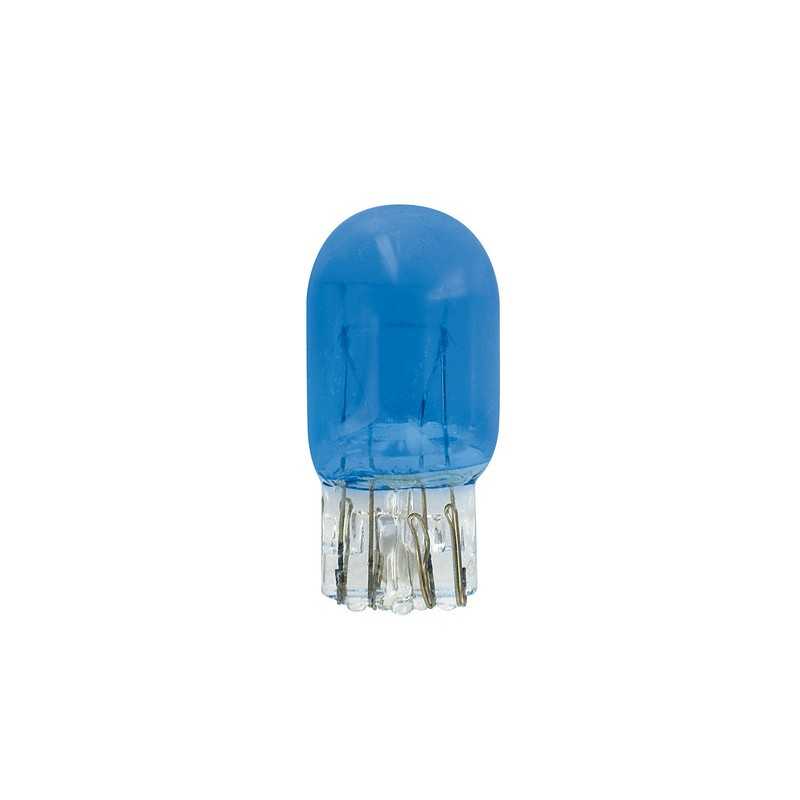 12V Lampada con zoccolo vetro Blu-Xe 2 filamenti - (W21 5W) - 21 5W - W3x16q - 2 pz - D Blister