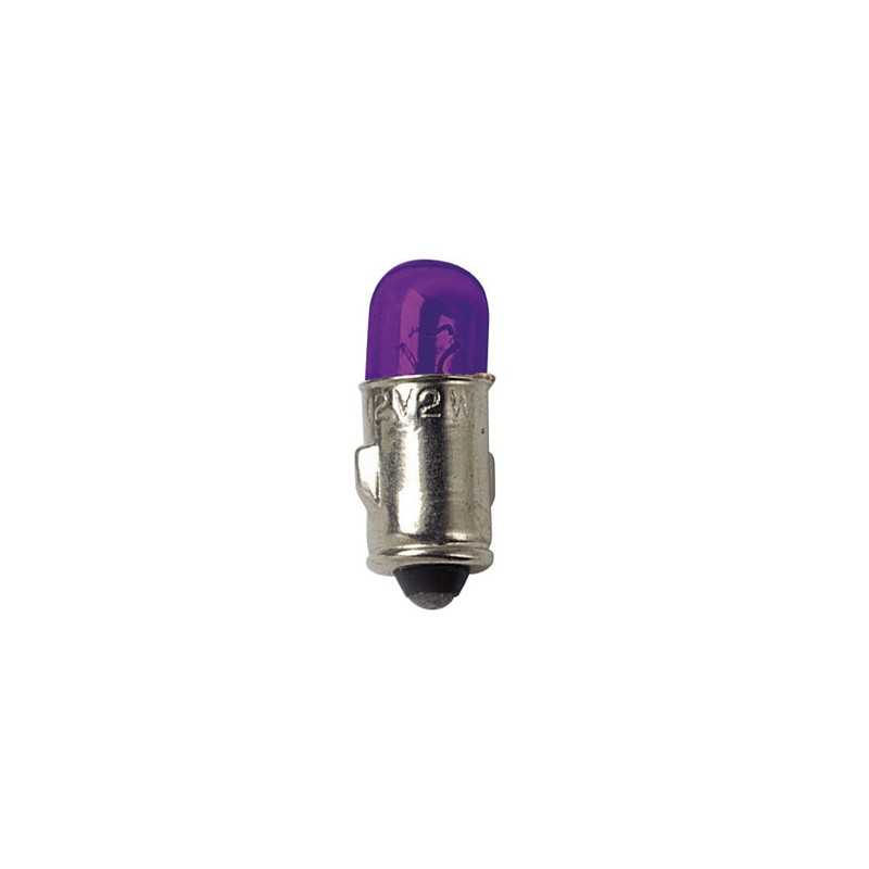 12V Lampada mignon - (J) - 2W - BA7s - 2 pz - D Blister - Viola