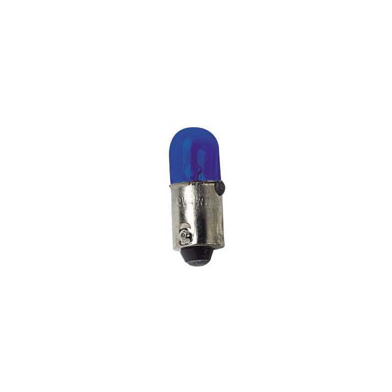 12V Lampada micro - (T4W) - 4W - BA9s - 2 pz - D Blister - Blu