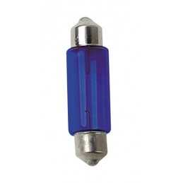 12V Lampada siluro - (C5W) - 11x35 mm - 5W - SV8 5-8 - 2 pz - D Blister - Blu