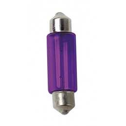 12V Lampada siluro - (C5W) - 11x35 mm - 5W - SV8 5-8 - 2 pz - D Blister - Viola