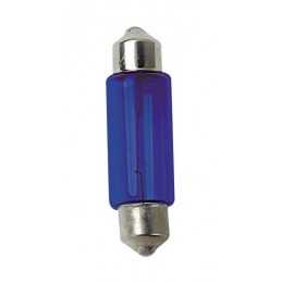 12V Lampada siluro - (C10W) - 11x35 mm - 10W - SV8 5-8 - 2 pz - D Blister - Blu