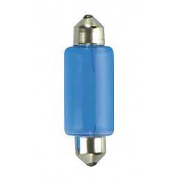 12V Lampada siluro Blu-Xe - 15x41 mm - 18W - SV8 5-8 - 2 pz - D Blister