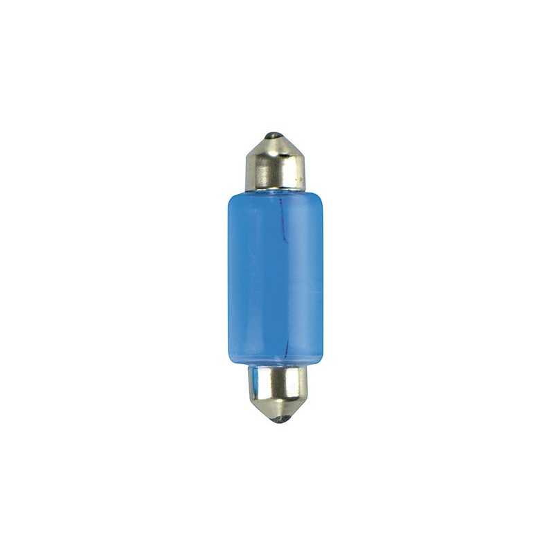 12V Lampada siluro Blu-Xe - 15x41 mm - 18W - SV8 5-8 - 2 pz - D Blister