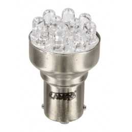12V Lampada Multi-Led 11 Led - (P21W) - BA15s - 1 pz - Scatola - Arancio