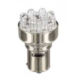 12V Lampada Multi-Led 11 Led - (PY21W) - BAU15s - 1 pz - D Blister - Arancio
