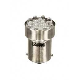 12V Lampada Multi-Led 11 Led - (R10W) - BA15s - 1 pz - Scatola - Rosso