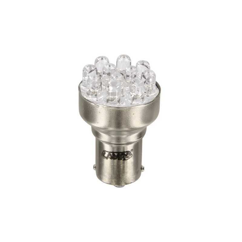 12V Lampada Multi-Led 11 Led - (P21W) - BA15s - 1 pz - Scatola - Bianco