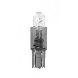 12V Micro lampada zoccolo plastica 1 Led - (T5) - W2x4 6d - 2 pz - Scatola - Bianco