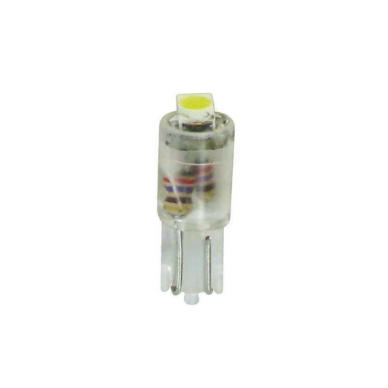 12V Hyper-Led 2 - 1 SMD x 2 chips - (T5) - W2x4 6d - 2 pz - D Blister - Bianco
