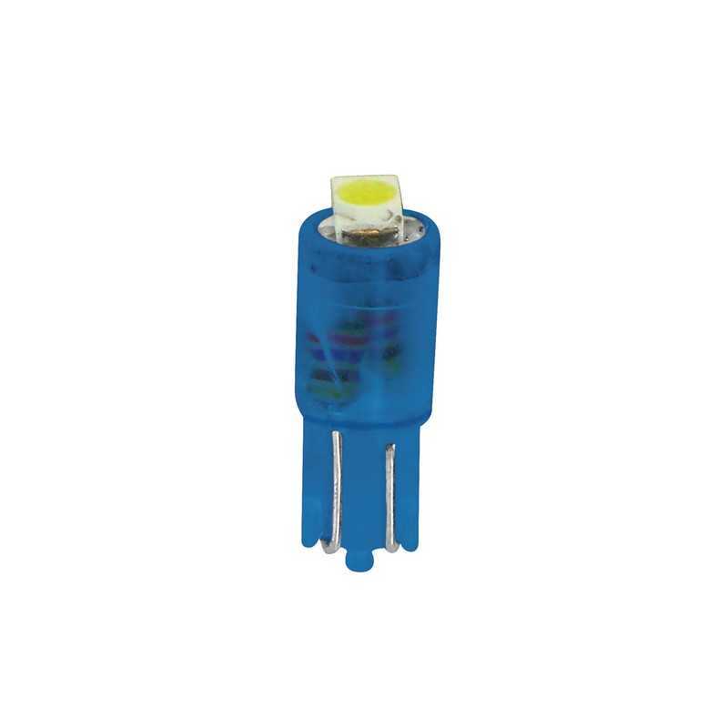 12V Hyper-Led 2 - 1 SMD x 2 chips - (T5) - W2x4 6d - 2 pz - D Blister - Blu