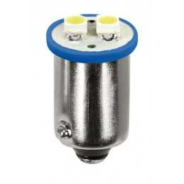 12V Hyper-Led 6 - 2 SMD x 3 chips - BA9s - 2 pz - D Blister - Blu