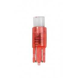 12V Kit Lampade cruscotto 1 Led - (T5) - W2x4 6d - 5 pz - Scatola - Rosso