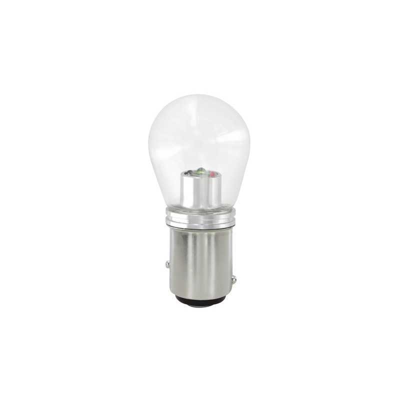 9-32V Mega-Led 16 - 1 Smd x 16 chips - (P21 5W) - BAY15d - 2 pz - D Blister - Bianco