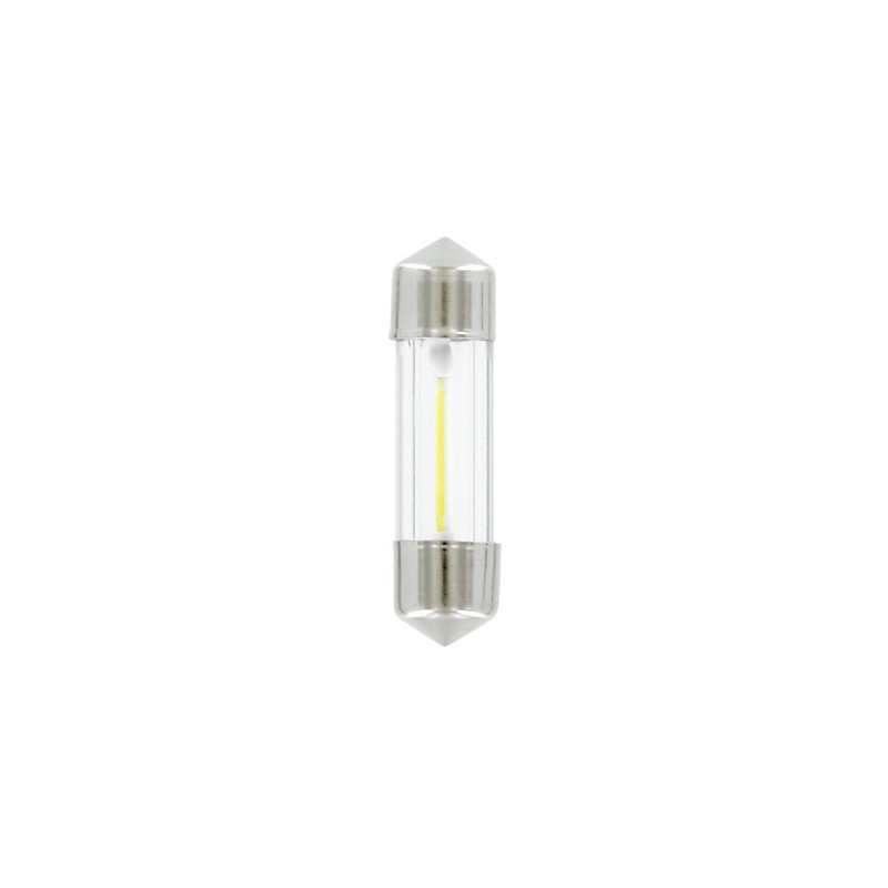 12V Mega-Led 9 - 1 SMD x 9 chips - 8x31 mm - SV8 5-8 - 1 pz - D Blister - Bianco