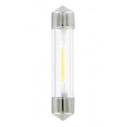 12V Mega-Led 9 - 1 SMD x 9 chips - 8x41 mm - SV8 5-8 - 1 pz - D Blister - Bianco