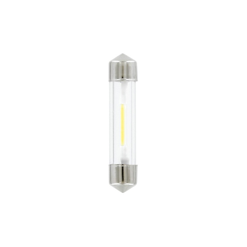 12V Mega-Led 9 - 1 SMD x 9 chips - 8x41 mm - SV8 5-8 - 1 pz - D Blister - Bianco