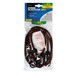 Corde elastiche slim -   8 mm - 2x80 cm