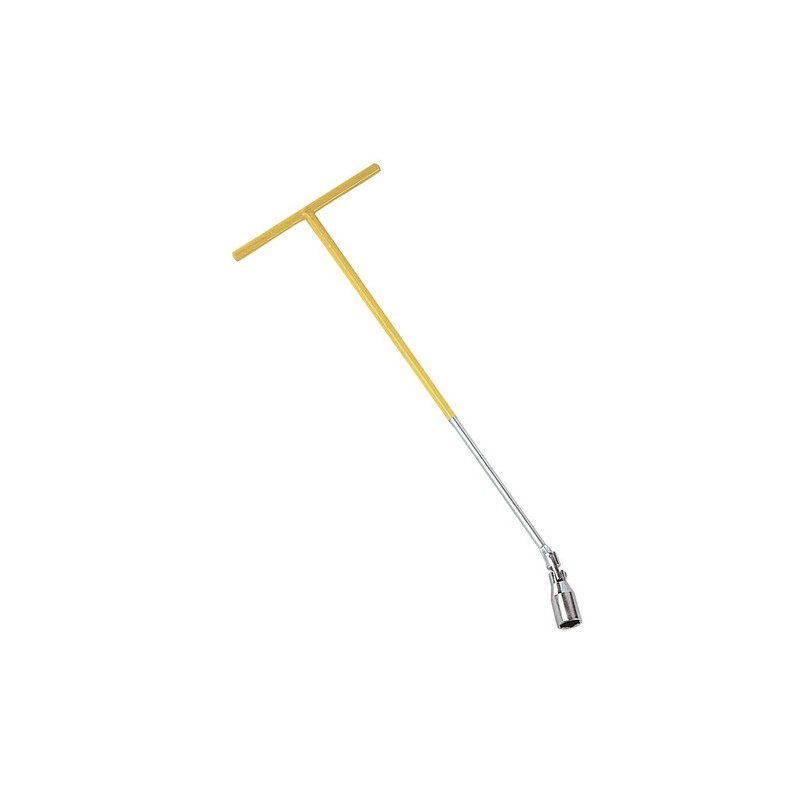 Chiave svitacandele snodabile manico lungo - 21 mm