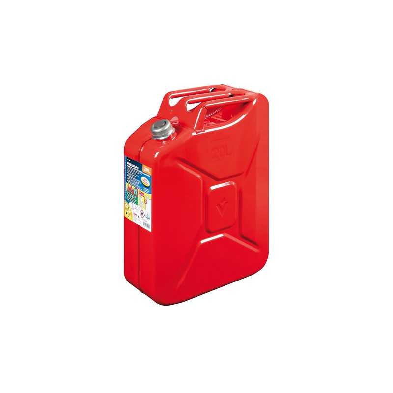 Premium tanica carburante in metallo - 20 L - Rosso