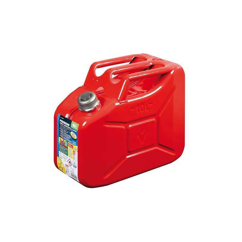 Premium tanica carburante in metallo - 10 L - Rosso