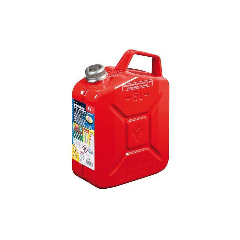 Premium tanica carburante in metallo - 5 L - Rosso