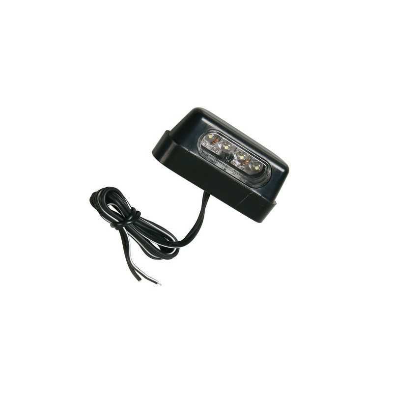 Luce targa a 4 Led - Bianco - Omologato