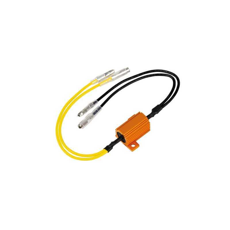 Resistenze pre-cablate con connettori rapidi 2 pz - 12V - 6 OHM - 25 W