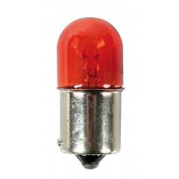 12V Lampada sferica - RY10W - 10W - BAU15s - 2 pz - D Blister - Arancio