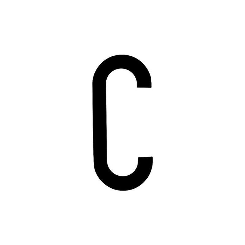 Spell-It caratteri alfanumerici adesivi 80x35 mm - C