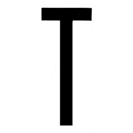 Spell-It caratteri alfanumerici adesivi 80x35 mm - T