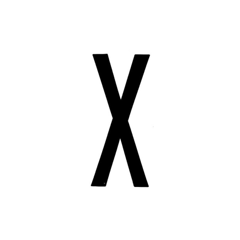 Spell-It caratteri alfanumerici adesivi 80x35 mm - X