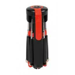 Multi-Use 8 in 1 set giraviti con torcia a Led - Sfuso 1 pz