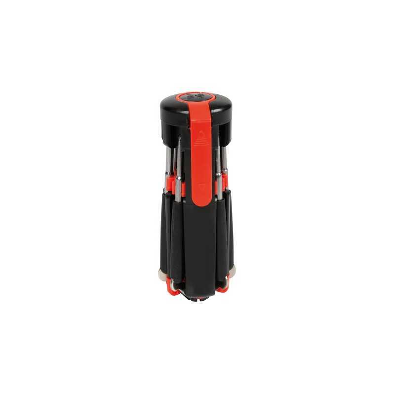 Multi-Use 8 in 1 set giraviti con torcia a Led - Sfuso 1 pz